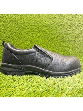 Genuine Grip Bearcat Mens Size 9.5 Black Leather Composite Toe Safety Work Shoes
